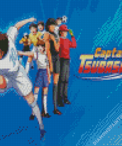 Captain Tsubasa Anime Poster Diamond Painting