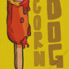 Corn Dog Diamond Painting