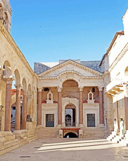 Diocletian's Palace Croatia Diamond Painting