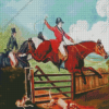 English Hunt Art Diamond Painting