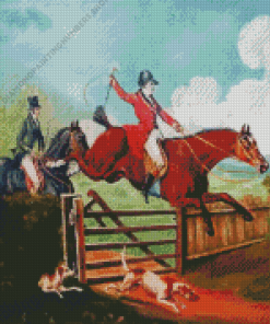 English Hunt Art Diamond Painting