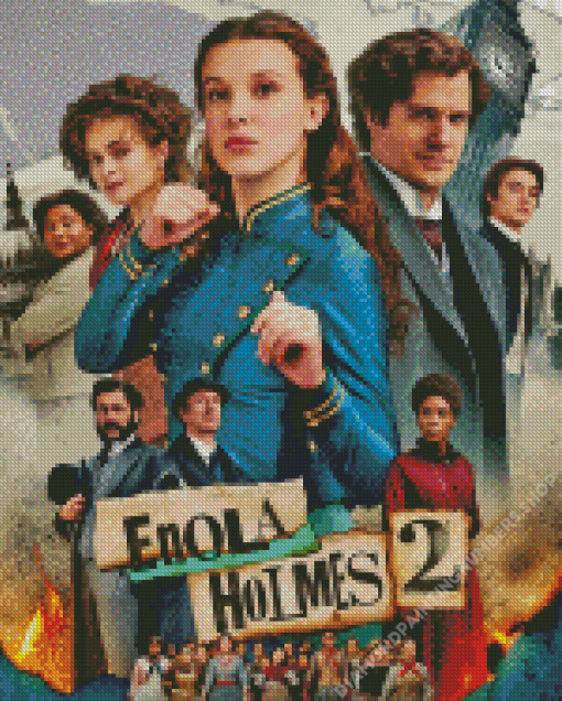 Enola Holmes Movie Diamond Painting