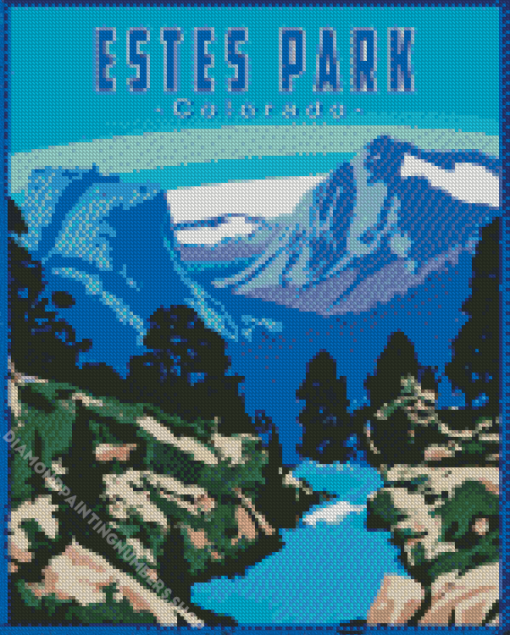 Estes Park Poster Diamond Painting