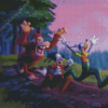 Goofy Movie Characters Art Diamond Painting