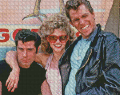 Grease Movie Characters Diamond Painting