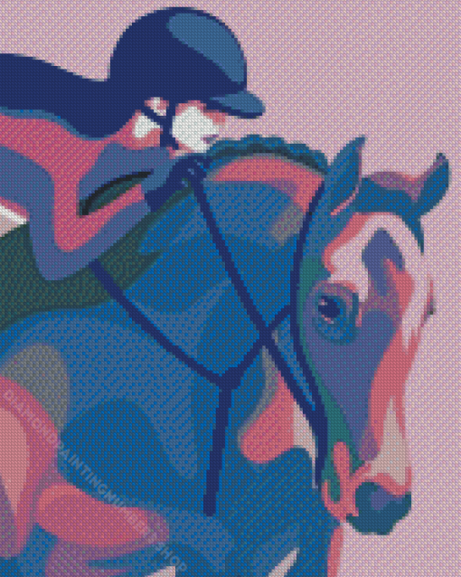 Horse Rider Diamond Painting