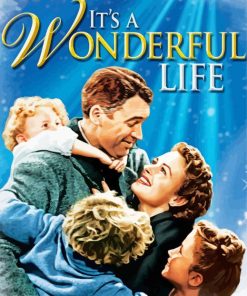 Its A Wonderful Life Film Poster Diamond Painting