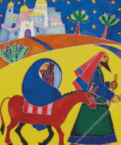 Journey To Bethlehem Diamond Painting