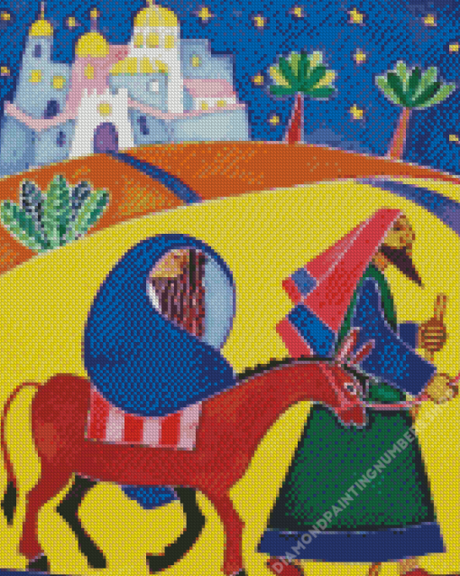 Journey To Bethlehem Diamond Painting