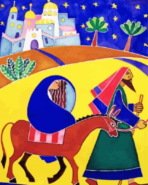 Journey To Bethlehem Diamond Painting