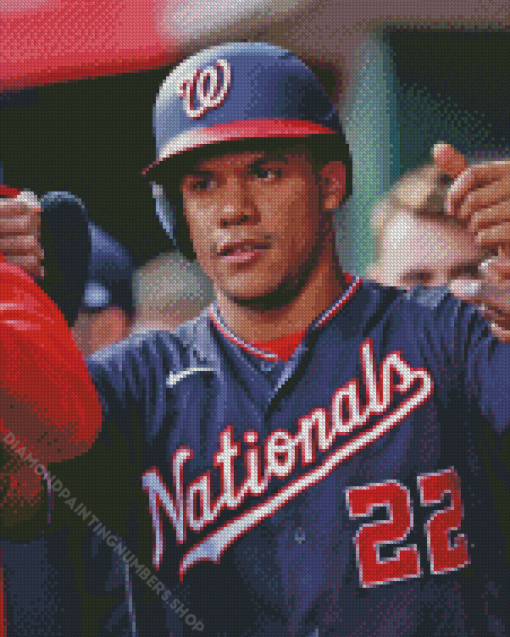 Juan Soto Washington Nationals Player Diamond Painting