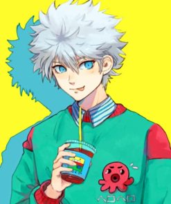 Killua Zoldyck Fanart Diamond Painting