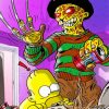 Michael Myers The Simpsons Diamond Painting