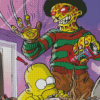 Michael Myers The Simpsons Diamond Painting