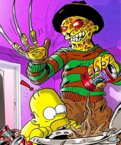 Michael Myers The Simpsons Diamond Painting