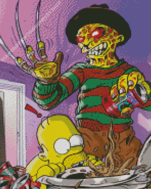 Michael Myers The Simpsons Diamond Painting