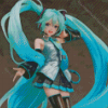 Miku Hatsune Anime Diamond Painting