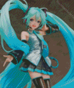 Miku Hatsune Anime Diamond Painting