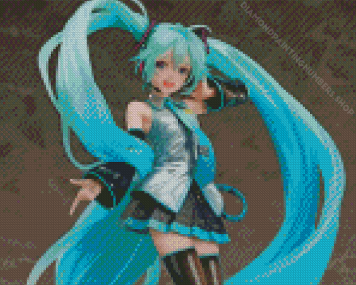 Miku Hatsune Anime Diamond Painting