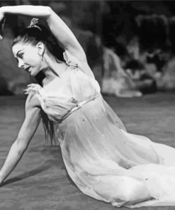 Monochrome Margot Fonteyn Diamond Painting