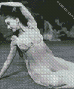 Monochrome Margot Fonteyn Diamond Painting