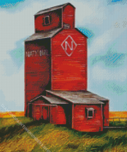 National Grain Elevator Diamond Painting