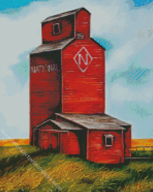 National Grain Elevator Diamond Painting