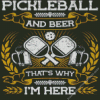 Playing Pickleball Poster Diamond Painting