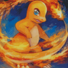 Pokemon Charmander Diamond Painting