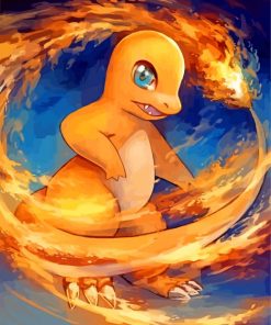 Pokemon Charmander Diamond Painting