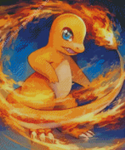 Pokemon Charmander Diamond Painting