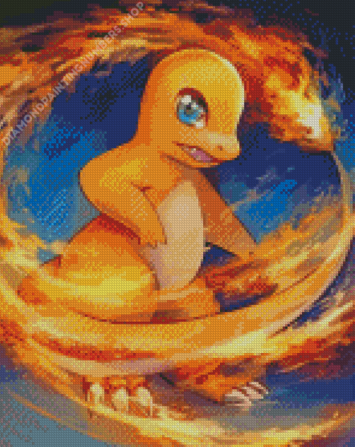 Pokemon Charmander Diamond Painting