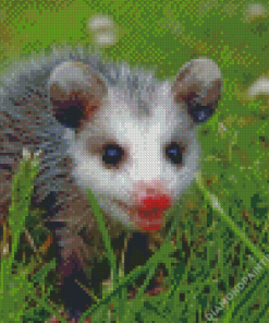 Possum Baby Diamond Painting