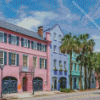 Rainbow Row Charleston Diamond Painting