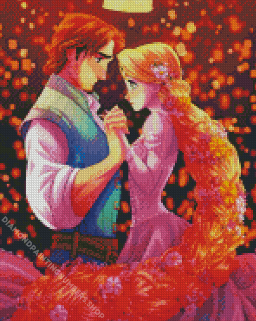 Rapunzel X Flynn Rider Diamond Painting