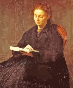 Reading Woman By Fantin Latour Diamond Painting