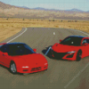 Red Acura NSX Diamond Painting