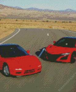 Red Acura NSX Diamond Painting