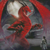 Red Dragon Avatar Diamond Painting