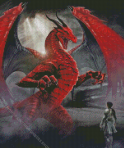 Red Dragon Avatar Diamond Painting