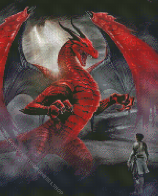 Red Dragon Avatar Diamond Painting