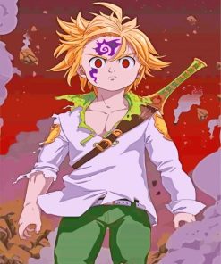 Seven Deadly Sins Meliodas Diamond Painting