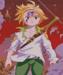 Seven Deadly Sins Meliodas Diamond Painting