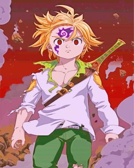 Seven Deadly Sins Meliodas Diamond Painting