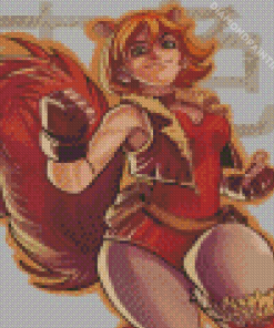 Squirrel Girl Marvel Diamond Painting