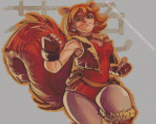 Squirrel Girl Marvel Diamond Painting