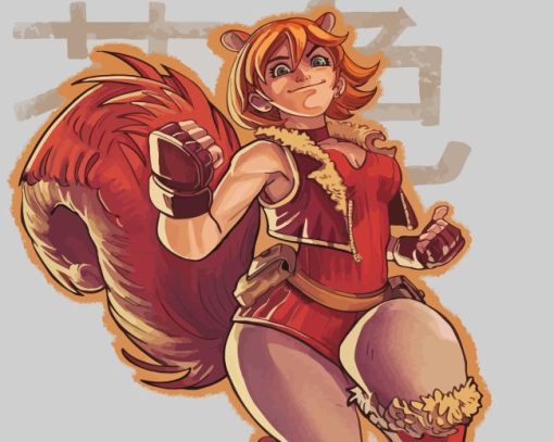 Squirrel Girl Marvel Diamond Painting