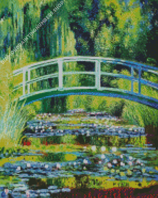 Water Lily Pond by Claude Monet Diamond Painting