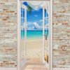 White Door To The Beach Diamond Painting