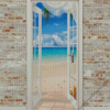 White Door To The Beach Diamond Painting